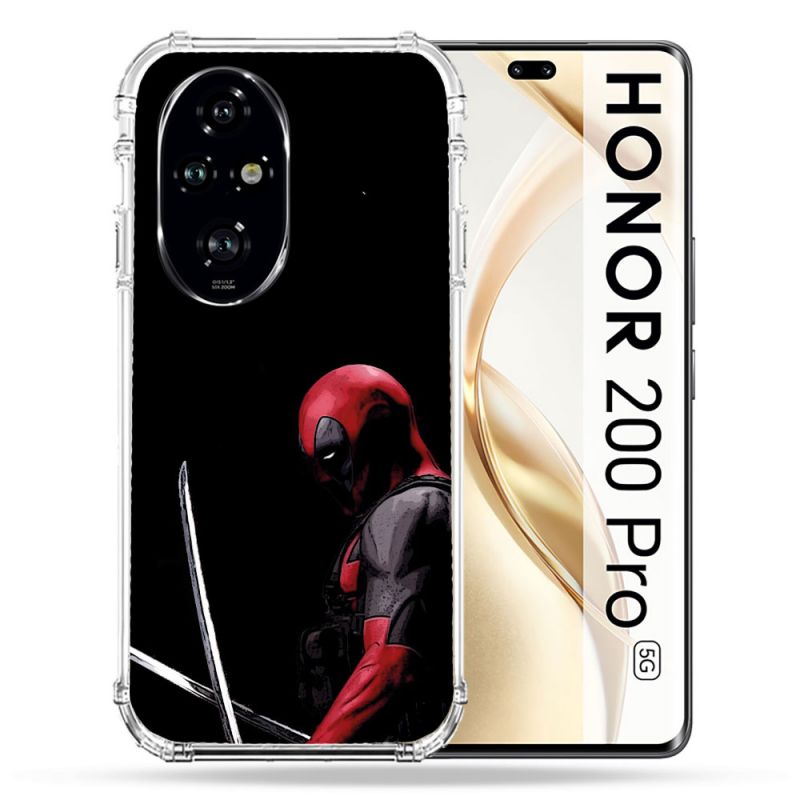 Coque Renforcée Pour Honor 200 Pro 5G Deadpool Epee