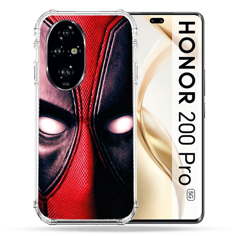 Coque Renforcée Pour Honor 200 Pro 5G Deadpool Yeux