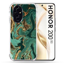 Coque Renforcée Pour Honor 200 5G Texture Marbre Vert