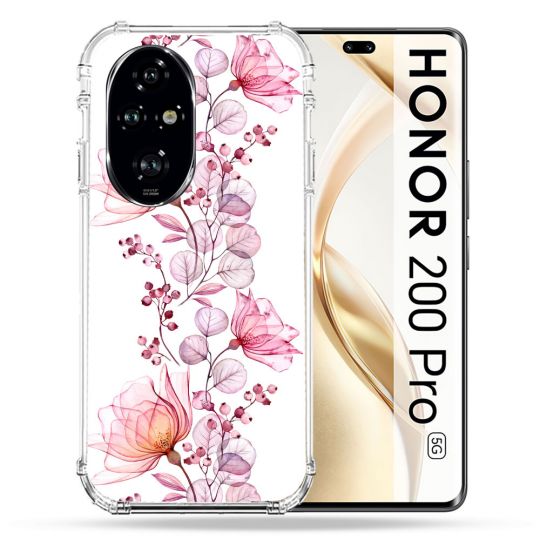 Coque Renforcée Pour Honor 200 Pro 5G Fleur Eclosion