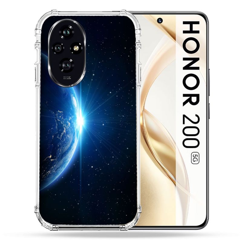 Coque Renforcée Pour Honor 200 5G Univers Planete Terre