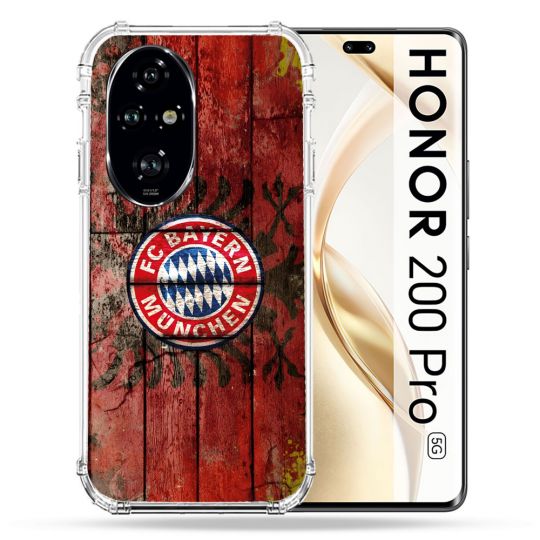 Coque Renforcée Pour Honor 200 Pro 5G Foot Bayern Munich Drapeau
