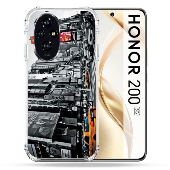 Coque Renforcée Pour Honor 200 5G Voyage Amerique USA New York Taxi