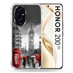 Coque Renforcée Pour Honor 200 5G Voyage Angleterre Londres Vintage