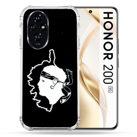 Coque Renforcée Pour Honor 200 5G Voyage Corse Noir