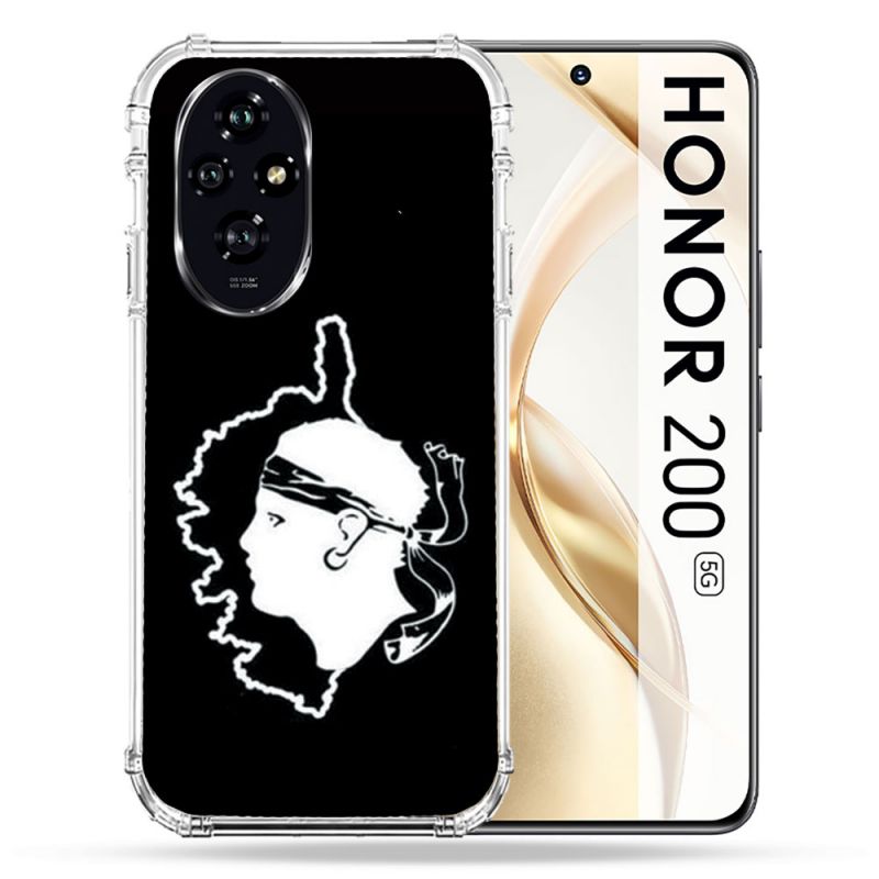 Coque Renforcée Pour Honor 200 5G Voyage Corse Noir