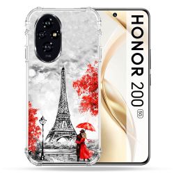 Coque Renforcée Pour Honor 200 5G Voyage France Paris Rouge