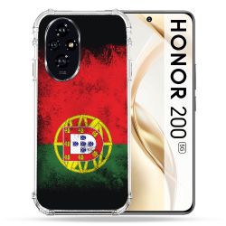 Coque Renforcée Pour Honor 200 5G Voyage Portugal Drapeau