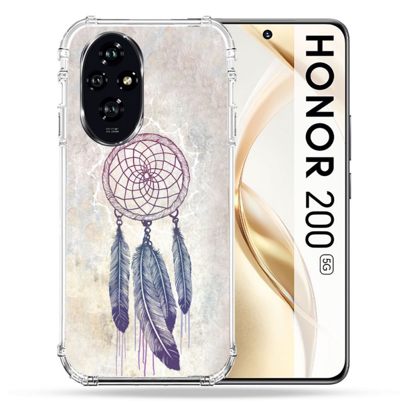 Coque Renforcée Pour Honor 200 5G Zen Attrape Reve Blanc