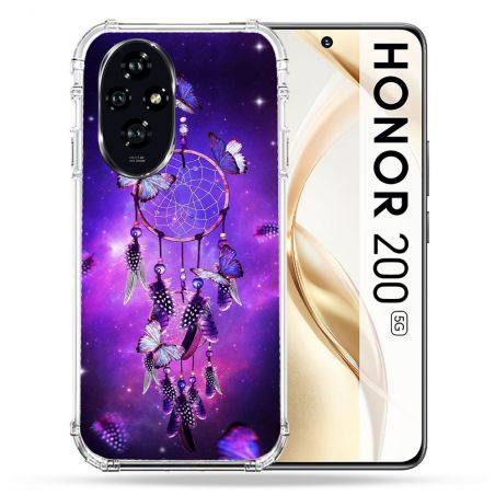 Coque Renforcée Pour Honor 200 5G Zen Attrape Reve Papillon