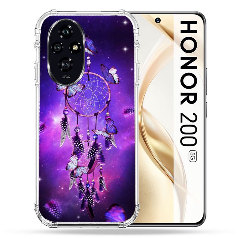 Coque Renforcée Pour Honor 200 5G Zen Attrape Reve Papillon