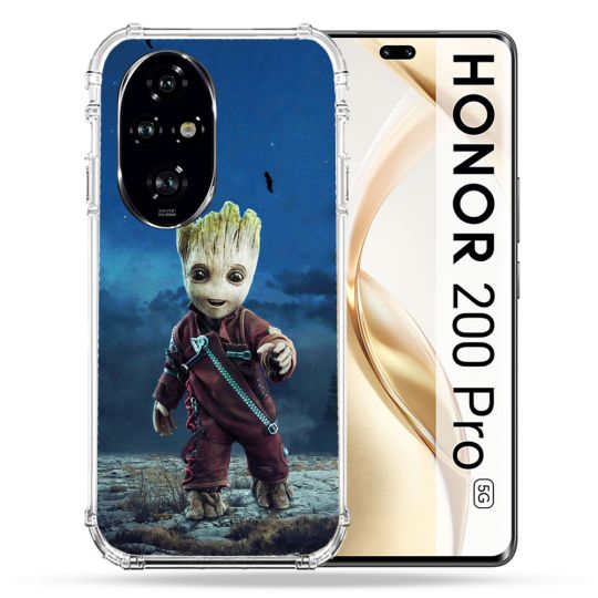 Coque Renforcée Pour Honor 200 Pro 5G Groot Bleu