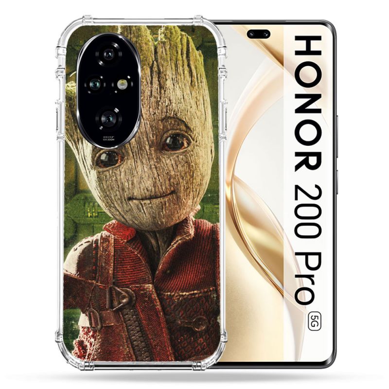 Coque Renforcée Pour Honor 200 Pro 5G Groot Vert