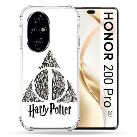Coque Renforcée Pour Honor 200 Pro 5G Harry Potter Hollows triangle Blanc