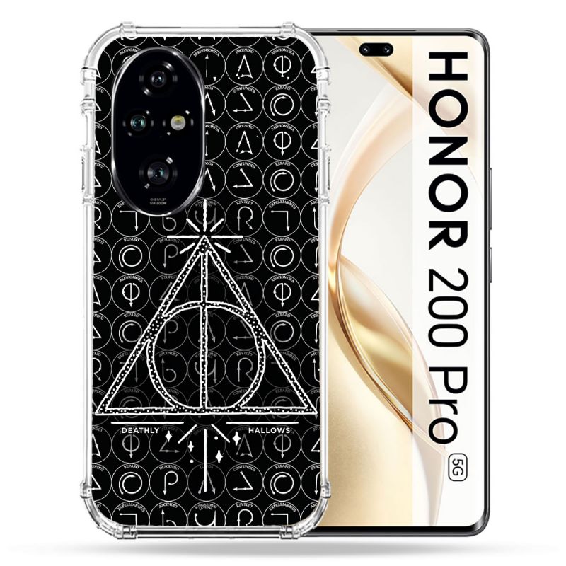 Coque Renforcée Pour Honor 200 Pro 5G Harry Potter Hollows Triangle Noir
