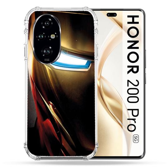 Coque Renforcée Pour Honor 200 Pro 5G Iron Man Casque