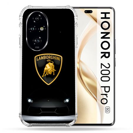 Coque Renforcée Pour Honor 200 Pro 5G Lamborghini Noir