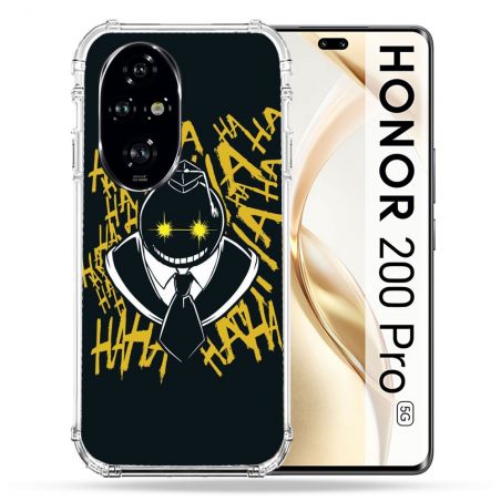 Coque Renforcée Pour Honor 200 Pro 5G Manga Assassination Classroom Kuro Noir