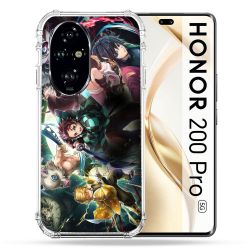 Coque Renforcée Pour Honor 200 Pro 5G Manga Demon Slayer Groupe