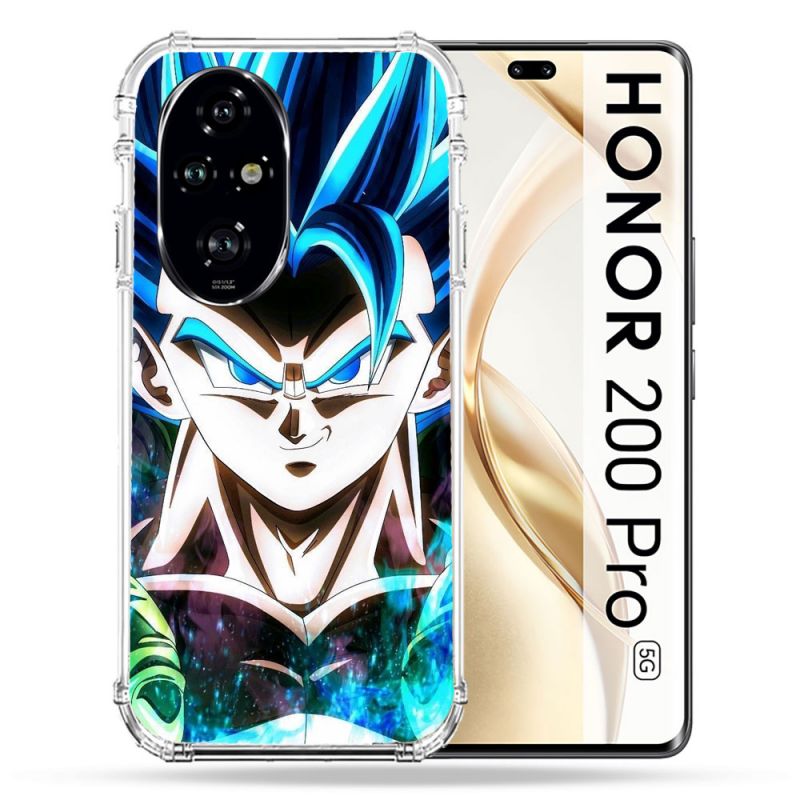 Coque Renforcée Pour Honor 200 Pro 5G Manga Dragon Ball Gogeta Visage