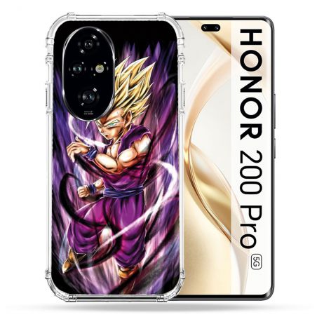Coque Renforcée Pour Honor 200 Pro 5G Manga Dragon Ball Sangohan Violet