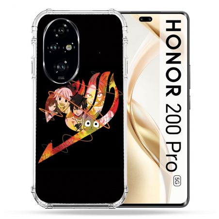 Coque Renforcée Pour Honor 200 Pro 5G Manga Fairy Tail Logo Noir