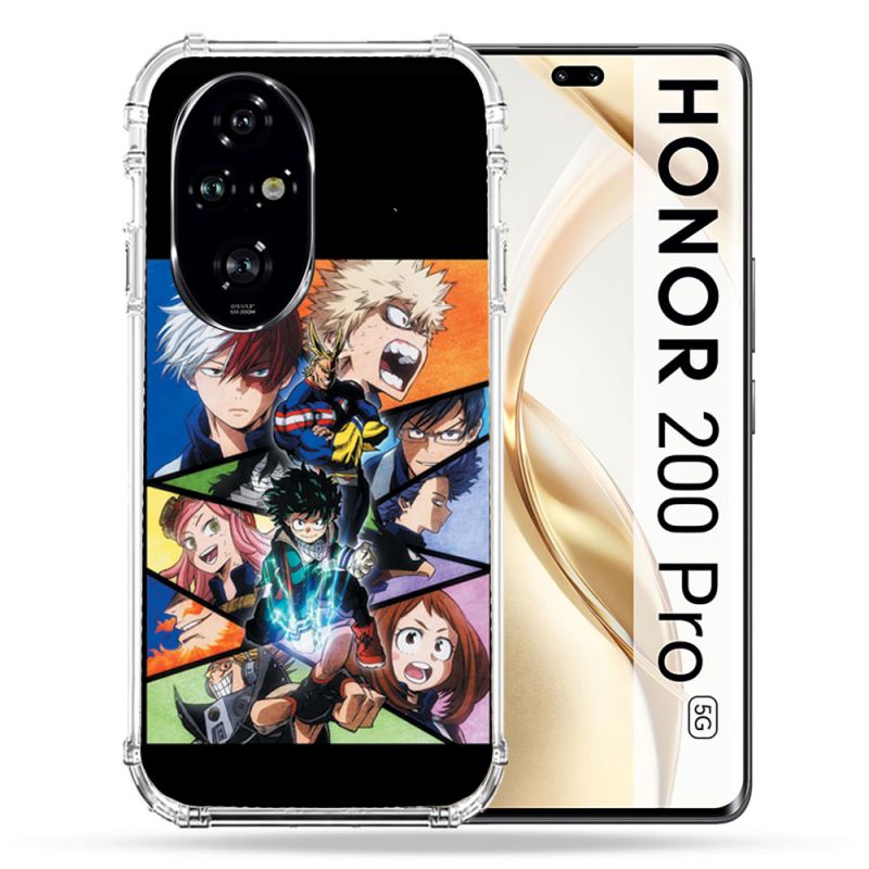Coque Renforcée Pour Honor 200 Pro 5G Manga My Hero Academia Noir