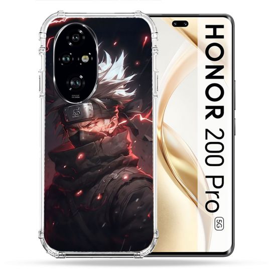 Coque Renforcée Pour Honor 200 Pro 5G Manga Naruto Kakashi Dark
