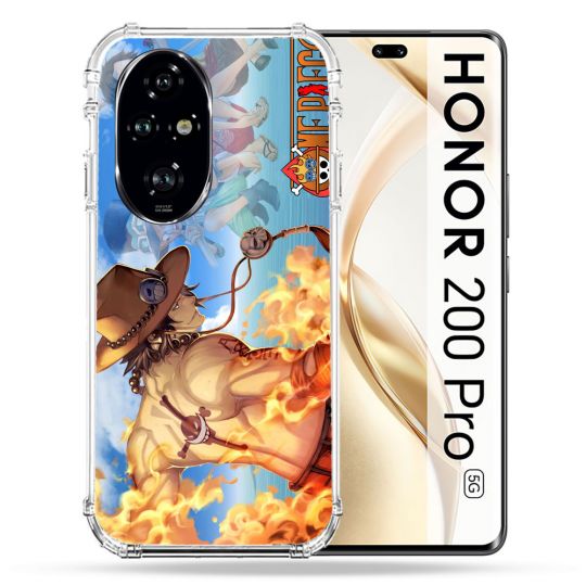 Coque Renforcée Pour Honor 200 Pro 5G Manga One Piece Ace Color