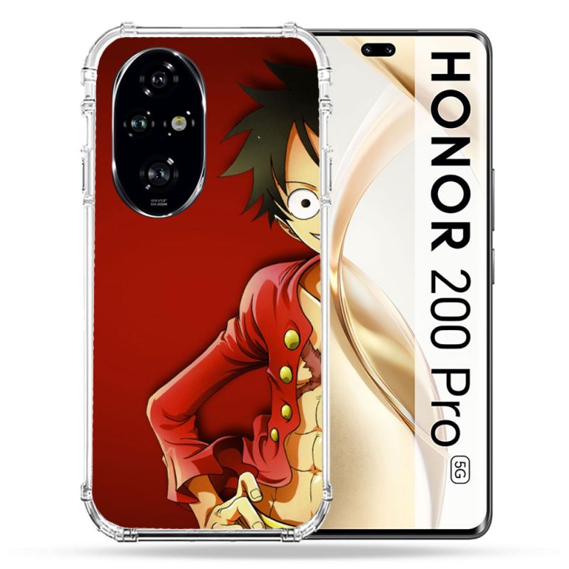 Coque Renforcée Pour Honor 200 Pro 5G Manga One Piece Luffy