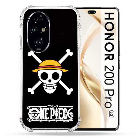 Coque Renforcée Pour Honor 200 Pro 5G Manga One Piece Tete de Mort
