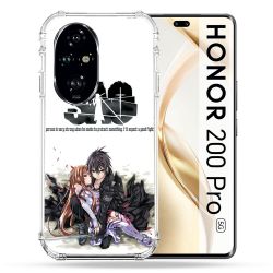 Coque Renforcée Pour Honor 200 Pro 5G Manga SAO sword Art Online Blanc