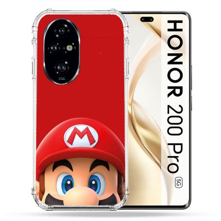 Coque Renforcée Pour Honor 200 Pro 5G Mario Rouge