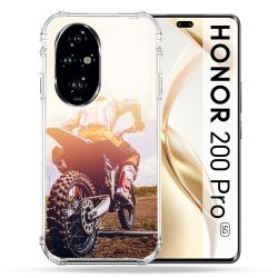 Coque Renforcée Pour Honor 200 Pro 5G Moto Cross Soleil