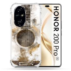 Coque Renforcée Pour Honor 200 Pro 5G Musique Guitare Tag