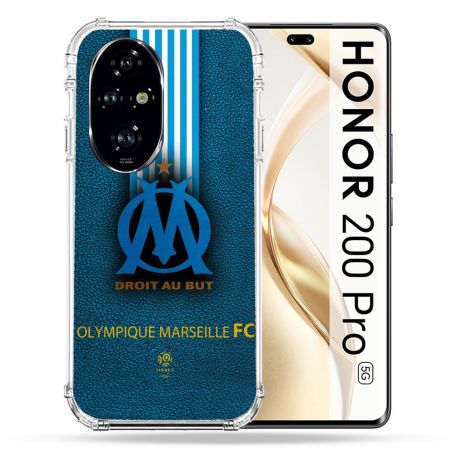 Coque Renforcée Pour Honor 200 Pro 5G Olympique Marseille OM Bande