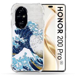Coque Renforcée Pour Honor 200 Pro 5G Peinture La Grande Vague