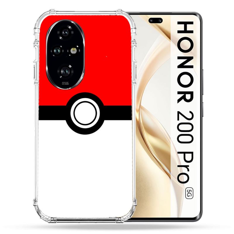 Coque Renforcée Pour Honor 200 Pro 5G Pokemon Pokeball