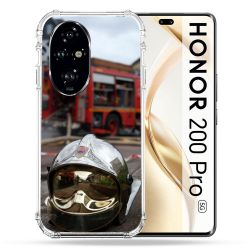 Coque Renforcée Pour Honor 200 Pro 5G Pompier Casque Camion