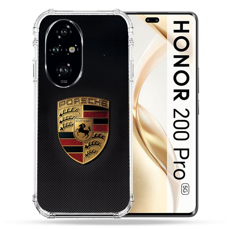 Coque Renforcée Pour Honor 200 Pro 5G Porsche Carbone