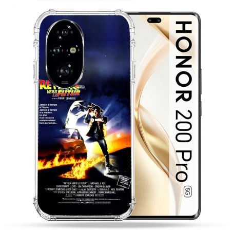 Coque Renforcée Pour Honor 200 Pro 5G Retour Vers Le Futur Affiche