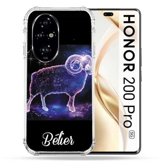 Coque Renforcée Pour Honor 200 Pro 5G Signe Zodiaque 2 Bélier