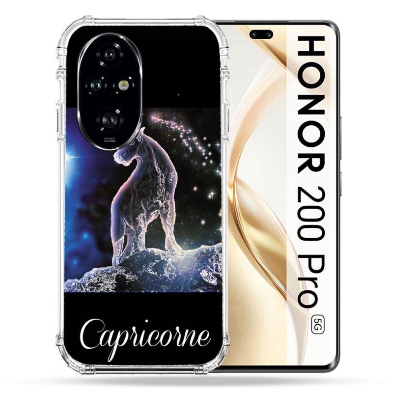Coque Renforcée Pour Honor 200 Pro 5G Signe Zodiaque 2 Capricorne