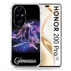 Coque Renforcée Pour Honor 200 Pro 5G Signe Zodiaque 2 Gémeaux