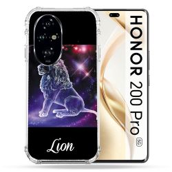Coque Renforcée Pour Honor 200 Pro 5G Signe Zodiaque 2 Lion