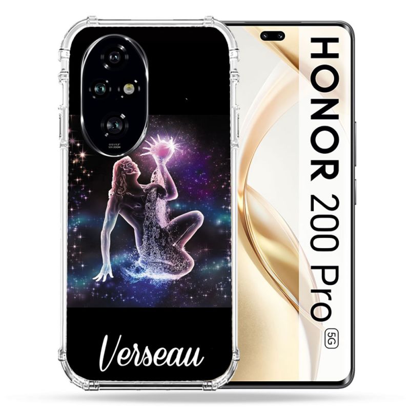 Coque Renforcée Pour Honor 200 Pro 5G Signe Zodiaque 2 Verseau