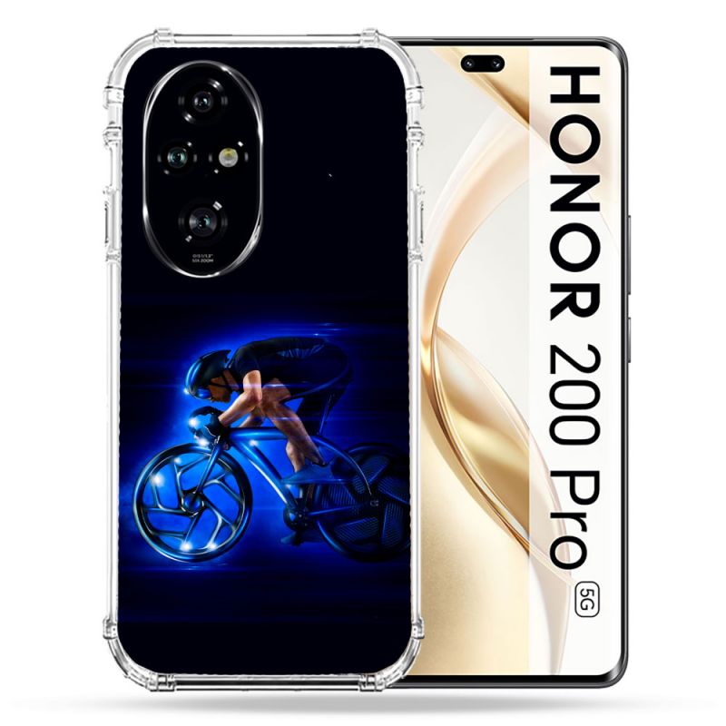 Coque Renforcée Pour Honor 200 Pro 5G Sport Cyclisme Bleu