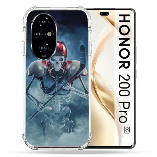 Coque Renforcée Pour Honor 200 Pro 5G Sport Hockey Squelette