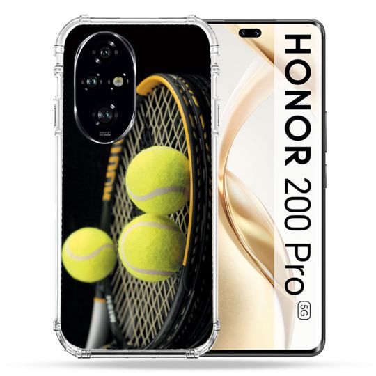 Coque Renforcée Pour Honor 200 Pro 5G Sport Tennis Balls