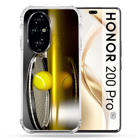Coque Renforcée Pour Honor 200 Pro 5G Sport Tennis Reflet
